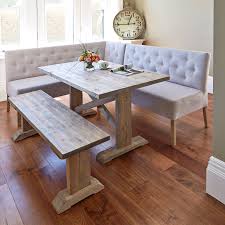 These sets are constructed of solid woods often from the wasatch mountain range right here in utah consisting of premium oak or alder hardwoods, authentic reclaimed. Alina Dining Table With Right Hand Corner And Small Bench