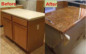 to refinish your kitchen counter tops