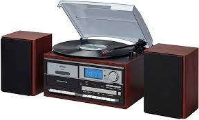 jensen 3 sd turntable with cd player