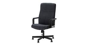 Condition is used, some wear and tear to the back of the chair (please see the pictures). Ikea Malkolm Swivel Chair Fabric Black Amazon De Kuche Haushalt