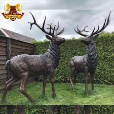 Cast Bronze Deer Stag Sculpture China