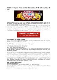 Is cheating on slots possible? Heart Of Vegas Free Coins Generator 2019 For Android And Iphone