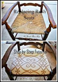 replacing rush seats step by step