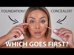 concealer before or after foundation