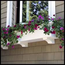 With its clean lines, and classic design, the 15 in. Window Boxes Planter Boxes Flower Boxes Hooks Lattice