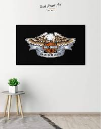 Harley Davidson Logo Canvas Wall Art