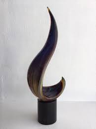 Murano Glass Swirl Sculpture Casa