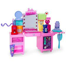 barbie extra vanity play set with 45