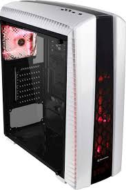 360mm (14.2 inches) | storage support: Thermaltake Versa Atx Mid Tower Case Black White Ca 1h6 00m6wn 02 Best Buy