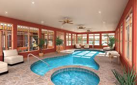 indoor swimming pools house plans and