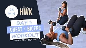 5 day split workout routine for