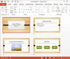 Super Themes In Powerpoint 2013 For Windows