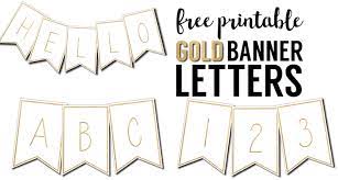 free printable banner letters templates