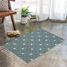 abreeze tufted cotton area rug 2 x 3