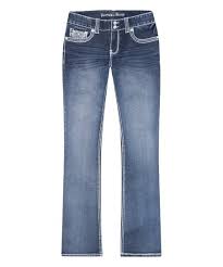 Rhythm In Blues Price Flap Pocket Regular Short Bootcut Jeans Plus