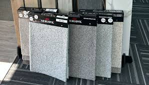 carpet and tile flooring in