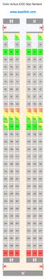 Goair Airbus A320 320 Seat Map United Airlines Alaska