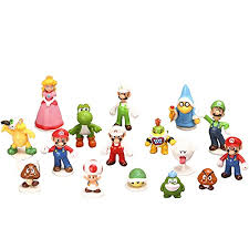 Nintendo trademarks and copyrights are properties of nintendo. Buy 16pcs Super Mario Action Figures Set Mario Cake Toppers Mario Bros Toys Birthday Cake Decorations Party Supplies Mario Playset For Kids Birthday Online In Indonesia B0924dcyt6