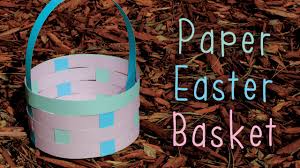 paper easter basket round