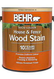 Solid Colour House Fence Wood Stain