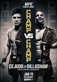 Tapology members can make predictions for upcoming mma & boxing fights. Ufc On Espn 1 Cejudo Vs Dillashaw Mma Event Tapology