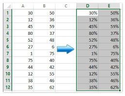 multiple numbers in cells in excel