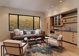 75 brown light wood floor living room