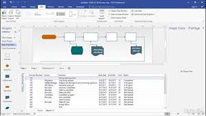 Link A Process Diagram To Data In Excel