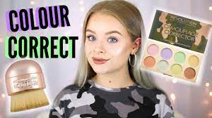 how to colour correct your face you