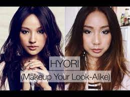 makeup your look alike hyori lee