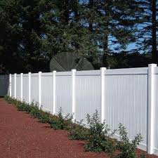 White Vinyl Privacy Fence Panel Kit