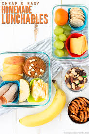 recipe healthy homemade lunchables