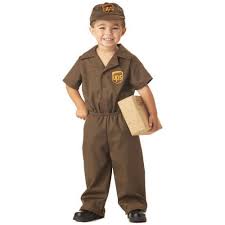 Ups Guy Toddler Costume By California Costumes 00043 Brand New Ebay