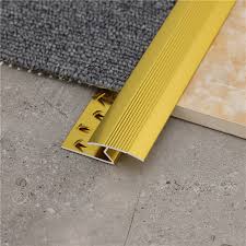 Carpet trim prevents carpet edges from fraying, vinyl floor seams from curling and creates a smooth transition between different flooring surfaces. China Metal Carpet Trim Waterproof Brass Transition Strips Flooring China Carpet Trim Carpet Trim Transition Strip