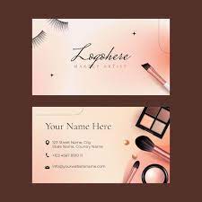 cosmetic business card free
