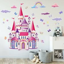 Colorful Castle Wall Decal Rainbow