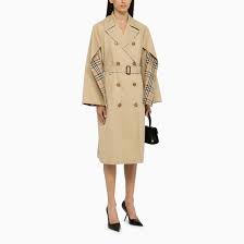 Double Ted Cotton Trench Coat