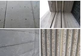exposed concrete finish in modernist