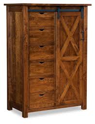 Choosing a piece depends on the size of the space and the decorations. Hillsdale 8 Drawer 1 Door Tall Chest From Dutchcrafters Amish