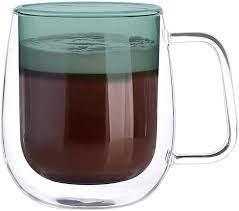 colored glass coffee mug 8 45oz