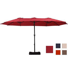 Double Side Market Patio Umbrella