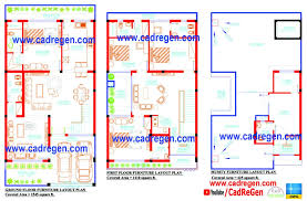 30x60 House Plan Free Cad Dwg Cadregen