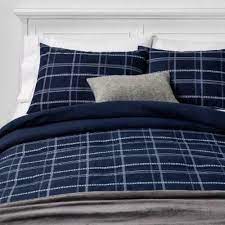 King Plaid Bed In A Bag Blue Room