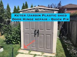 Plastic Keter Shed Door Hinge Repair