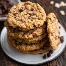 vegan oatmeal chocolate chip cookies