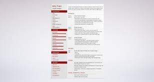 While resumes are generally one page long, most curriculum vitae format. Graphic Designer Resume Examples And Design Tips For 2021