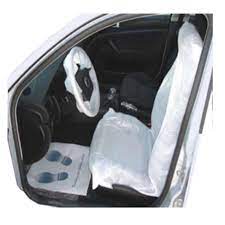 Disposable Plastic Car Seat Covers 4 In 1