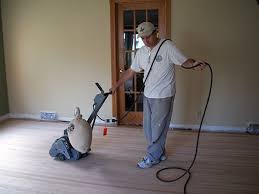 sanding hardwood floors