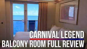 carnival legend balcony room room