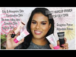 makeup primer for oily acne e
